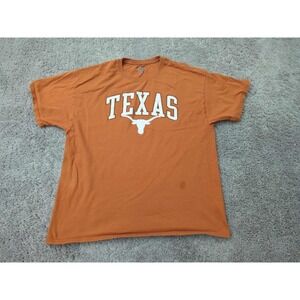 Texas Longhorns T Shirt Mens XL Short Sleeve NCAA Champion Orange